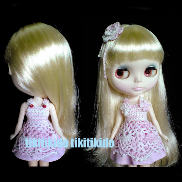 レース編みのドレス